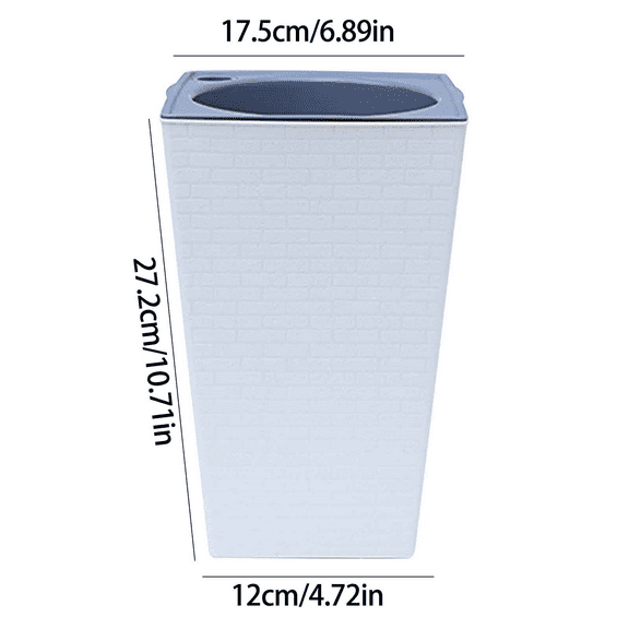 Yaoyar Heavy Duty Tall Planter, Indoor/Outdoor Grande Plant, Tree, Flower Pot Self-Watering Plantser for Home Office Front Porch Decks