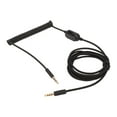 thumbnail image 1 of Headphone Spring Cable, Headphone Coiled Sound Cable Mute Switch Replacement 6.6ft Long 3.5mm Male To 3.5mm Male  For G Pro X For G433 For Controllers, 1 of 8