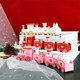 thumbnail image 4 of Adornos de tren de Navidad de plástico para niños, decoración de fiesta para hornear, Mesa del hogar, regalos de Año Nuevo, manualidades de Papá Noel, 4 of 4
