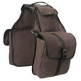 thumbnail image 2 of Tough-1 Canvas Saddle Bag for Horses - Brown, 2 of 3