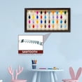 thumbnail image 3 of 12x22 Brown Wood Shadow Box Display Case Frame for Block Figures | Holds up to 56 Figurines -, 3 of 8