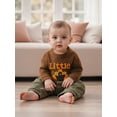 thumbnail image 5 of BemeyourBBs Toddler Baby Thanksgiving Sweater Turkey Letter Long Sleeve Knit Tops, 5 of 9