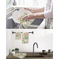thumbnail image 5 of Spring Botanical Kitchen Dish Towels for Drying Dishes Set of 3, Country Farmhouse Wildflower Watercolor Waffle Weave Microfiber Hand Tea Bathroom Towels Quick Dry & Absorbent Towel 15.7x23.6, 5 of 7