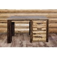 thumbnail image 5 of Homestead Collection Office Desk, Stain & Lacquer Finish, 5 of 5