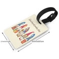 thumbnail image 2 of Sikiie Autumn Gnomes1 Luggage Tags Privacy Cover ID Label Suitcase Tags Identifiers For School Bags,Suitcases, 2 of 7