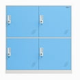 thumbnail image 5 of MECOLOR Gym office school and employee Locker 4 Door Metal Locker Small Size Storage for School Bags Shoes and Toy, 5 of 12