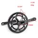 thumbnail image 5 of Cadena Dual shamjiam de resistencia 170mm BCD130mm Juego de bielas de bicicleta, 5 of 5
