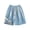 ☪359-Light Blue, variant on Men's Solid Simple Casual Elastic Waist Back Pocket Straight Leg Opening Outdoor Sport Shorts - Versatile Bottoms