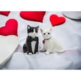 thumbnail image 2 of Ceramic Valentines Day Cat Couple Salt and Pepper Shakers for, 2 of 5