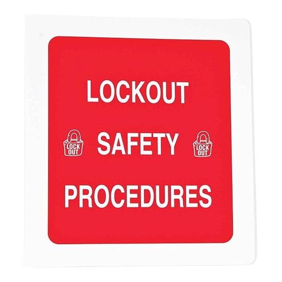 Brady Binder, 9 in H, 4-1/2 in D, 14-in W LOSB1