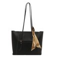 thumbnail image 5 of Bolso de mano nuevo 2025, de gran capacidad, de color sólido, sencillo, para hombro, de primavera y verano, de nicho de moda, para mujer, tendencia femenina., 5 of 5