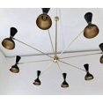 thumbnail image 3 of 1950' s Italian Monolith Chandelier Mid Century 8 Arms Sputnik Ceiling Fixture, 3 of 5