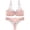 Grey, variant on Bra Brief Sets Women Fashion Underwear Lace Push Up Set Underwear Breathable Absorbent Light Adjustment Underwear Gray 95B