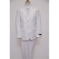 thumbnail image 1 of 2 Button Front Closure Interior Pick Stitching Boys Suits  White - 2, 1 of 1