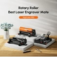 thumbnail image 2 of AlgoLaser Graveur Laser Rouleau Rotatif, Module Rotatif Axe Y, 7 Diamètres de Réglage, Attache Rotative Laser 360° pour Graver des Objets Cylindriques, 2 of 5