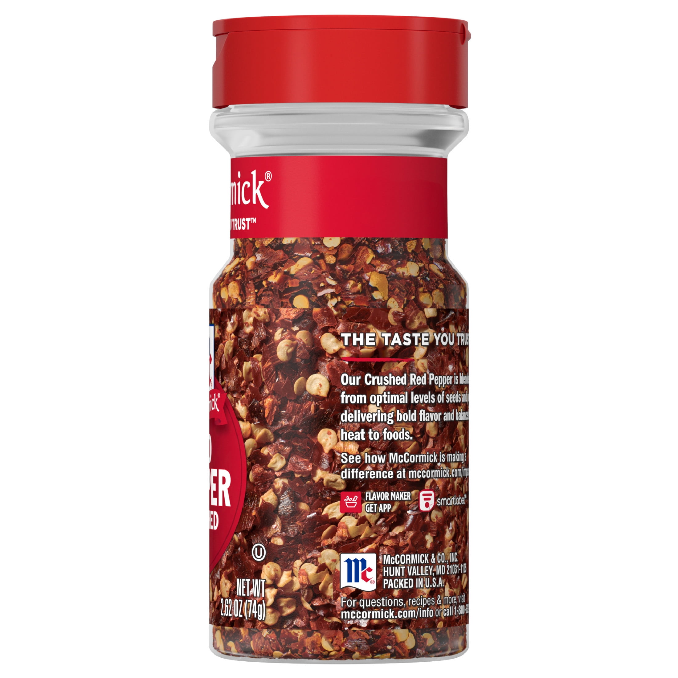 McCormick Fresh Chili Kosher Crushed Red Pepper, 2.62 oz Bottle