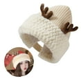 thumbnail image 2 of Yokua Knitting Santa Hat Thicken Plush for Holiday Christmas New Year Symbol, 2 of 19