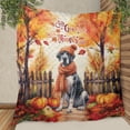 thumbnail image 3 of Happy Thanksgiving Great Dane Give Thanks Fall Beanie Scarf Welcome Quilt Blanket Danes Dog Lover Gifts Cozy Comforter Throw Blanket - 00020, 3 of 5