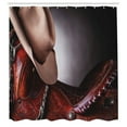 thumbnail image 3 of Ambesonne Western Shower Curtain, Cowboy Wild Texas Art, 69"Wx84"L, Brown Cream, 3 of 5
