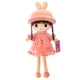 thumbnail image 5 of Muñecas de peluche Kawaii con orejas de conejo para niña, muñecos de trapo suaves con vestido, juguetes de peluche encantadores, regalo de San Valentín para novia, 5 of 5