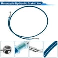 thumbnail image 5 of 150cm Motorcycle Brake Clutch Oil Hose Line with Nylon Stainless Steel Wire Braid PU Motorcycle Hydraulic Brake Line for Motorcycles Dirt bikes Blue, 5 of 6