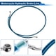 thumbnail image 5 of Manguera de aceite de freno de embrague para motocicleta de 150 cm con trenzado de nylon y acero inoxidable PU para motocicletas y bicicletas de tierra Azul, 5 of 6