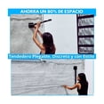thumbnail image 2 of Tendederos Plegables Retráctil Ropa Plegable Reforzado Metal blanco, 2 of 5