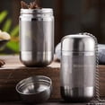thumbnail image 1 of YAOMOBB Tea Strainer for Loose Tea Stainless Steel Tea Filter Strainer Fine Mesh Ball Steeper Loose Leaf Diffusers Chain Infuser, 1 of 6