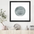 thumbnail image 2 of Giant Art 30x30 ORB - fond blanc Matted and Framed in White, 2 of 3