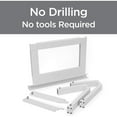 thumbnail image 3 of Top Shelf TSB-2438 Universal Heavy Duty Window Air Conditioner AC Support Bracket -Holds Up to 225 lbs., No Drilling or Tools Required, White, 3 of 5