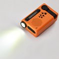 thumbnail image 4 of HanRongDa Radio d'Urgence Extérieure Portable AM FM SW Radio Solaire à Manivelle avec Lampe de Poche LED Batterie 2000mAh Alarme SOS, 4 of 7