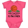 thumbnail image 3 of Inktastic Basketball My Daddy is the Coach Boys or Girls Baby Bodysuit, 3 of 5