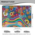 thumbnail image 7 of Yspwyqan SUV Trunk Mat, Coloful Hippie 29" x 39" All Season Cargo Liner, Anti-Slip Easy to Clean Vehicle Interior Accessory, Universal Fit for Most SUV Sedan Wagon Models, 7 of 7