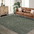 thumbnail image 2 of 8x10 Washable Rug for Living Room Non-Slip Modern Abstract Area Rug Stain Resistant Large Bedroom Rug Contemporary Accent Throw Floor Carpet for Dining Room Home Decor, Green, 2 of 7