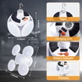 thumbnail image 2 of Lámpara solar para acampar, recargable por USB, portátil, LED, reflector portátil, linterna de camping plegable con 5 modos, luz SOS impermeable, lámpara de tienda de campaña, iluminación de emergenci, 2 of 5