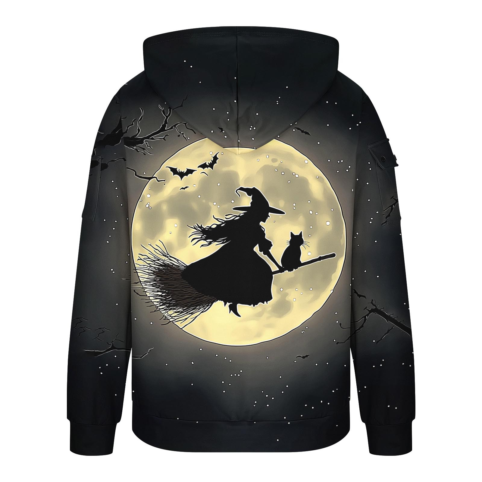 Sweat-shirt à Col Henley Pour Homme - Thème Halloween, Manches Longues, 1/4 Zip - Taille XS à 5XL, Plusieurs Couleurs