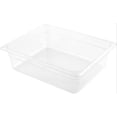 thumbnail image 2 of Met Lux 4 Inch Deep Food Pans, 1 1/2 Size Commercial Food Storage Container - Freezer-Safe, Break-Resistant, Clear Plastic Cold Pans, Dishwasher-Safe, For Kitchens, Restaurants, Or Cafeterias, 2 of 3