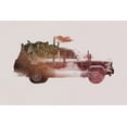 thumbnail image 2 of Farkas, Robert 14x11 White Modern Wood Framed Museum Art Print Titled - Drive Me Back Home No. 2, 2 of 4