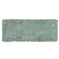 thumbnail image 5 of Better Trends 20" x 60" Bathroom Runner Mat, 100% Cotton Non-Slip Bath Rug, Water Absorbent, Machine Washable for Bathroom and Shower Use, Sage Shaggy Border Collection, 5 of 5