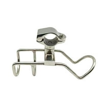 BIBABLYKE Marine Fishing Rod Holder Adjustable 360 Degree Designs Fishing Rod Bracket 170mm for Secure Mounting on Various Boats