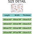 thumbnail image 3 of FREEAM Soft Foam Nursery Area Rugs Watercolor Squirrels Oak Acorns Non Slip Play Mats for Kids Boys Girls Playing Room Living Room72x48 inch, 3 of 6