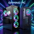 thumbnail image 6 of STGAubron Gaming PC, Intel Core I7-4770 up to 3.9G, RTX 2060 6G GDDR5, 16GB RAM, 512GB SSD, WiFi 6 & BT 5.2, RGB Fan x4, Win 11 Home, 6 of 6