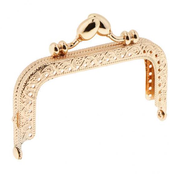 Paquete de 2-20 bolsos de relieve cuadrado, cierre de cierre, cierre de 8.5cm Colco Monedero de metal