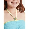 thumbnail image 3 of Justice Girls 2-Piece Halter Terry Bikini Swimsuit, Sizes 5-18, 3 of 4