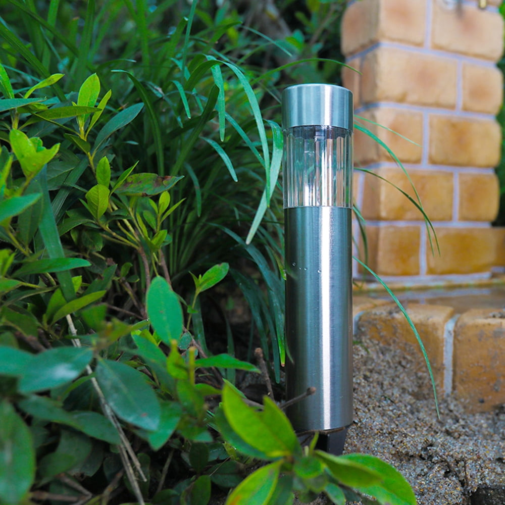 Solar Light Outdoor 12 Piece Set of Stainless Steel LED Solar Garden Light for Patio Lawn Patio Decoration cool White