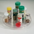 thumbnail image 5 of IDesign Linus Lazy Susan Turntable Spice Organizer Rack for Kitchen Pantry, Cabinet, Countertops, 11", Clear, 5 of 7