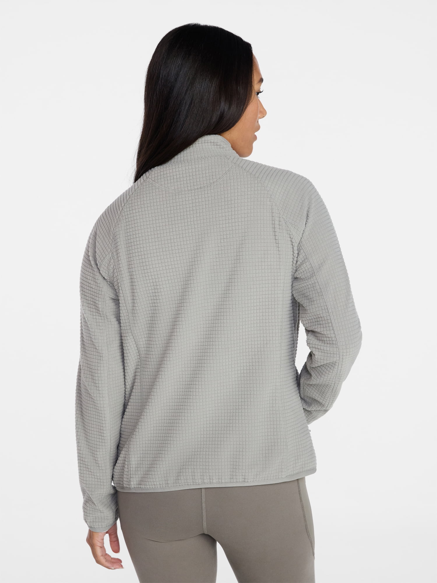 Ozark Trail Women's and Women's Plus Mock Neck Fleece Jacket, Sizes XS-2X