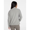 thumbnail image 4 of Ozark Trail Women's and Women's Plus Mock Neck Fleece Jacket, Sizes XS-2X, 4 of 6
