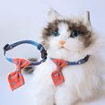 thumbnail image 4 of Adjustable Dot Print Cat Dog Collar - Anti-break with Bell, Safety Belt - British Style Walking Pet Collar, 4 of 8