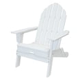 thumbnail image 4 of Balboa Plastic Folding Adirondack Chair - White (2-Pack), 4 of 11